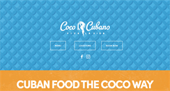 Desktop Screenshot of cococubano.com